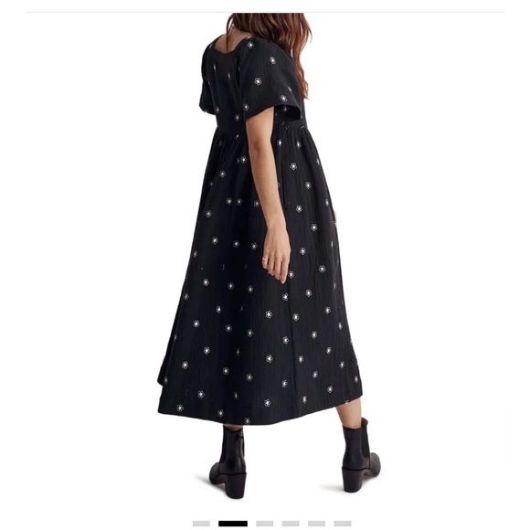 Black Floral boho Midi Dress by Maxwell NWT MSRP $138 - Picture 3 of 13